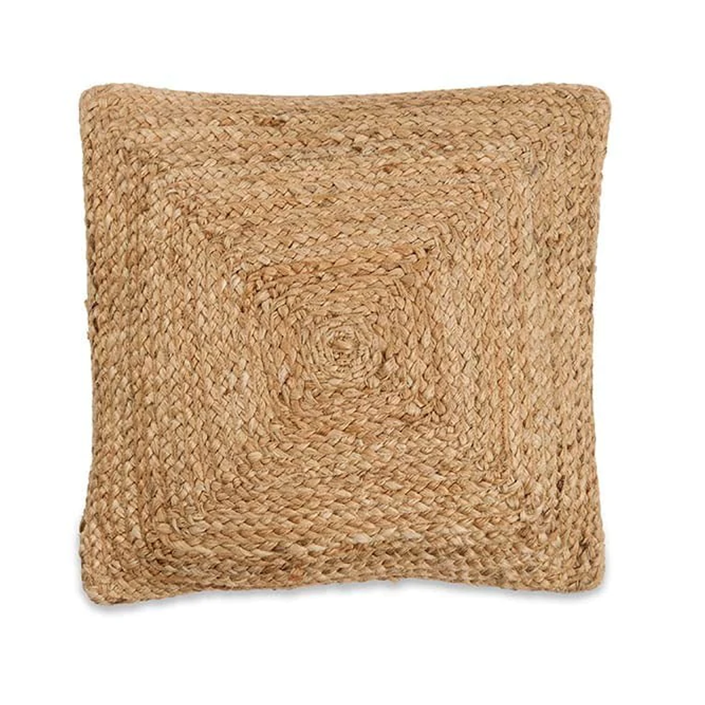 Nkuku Bajora Braided Hemp Cushion Cover Square